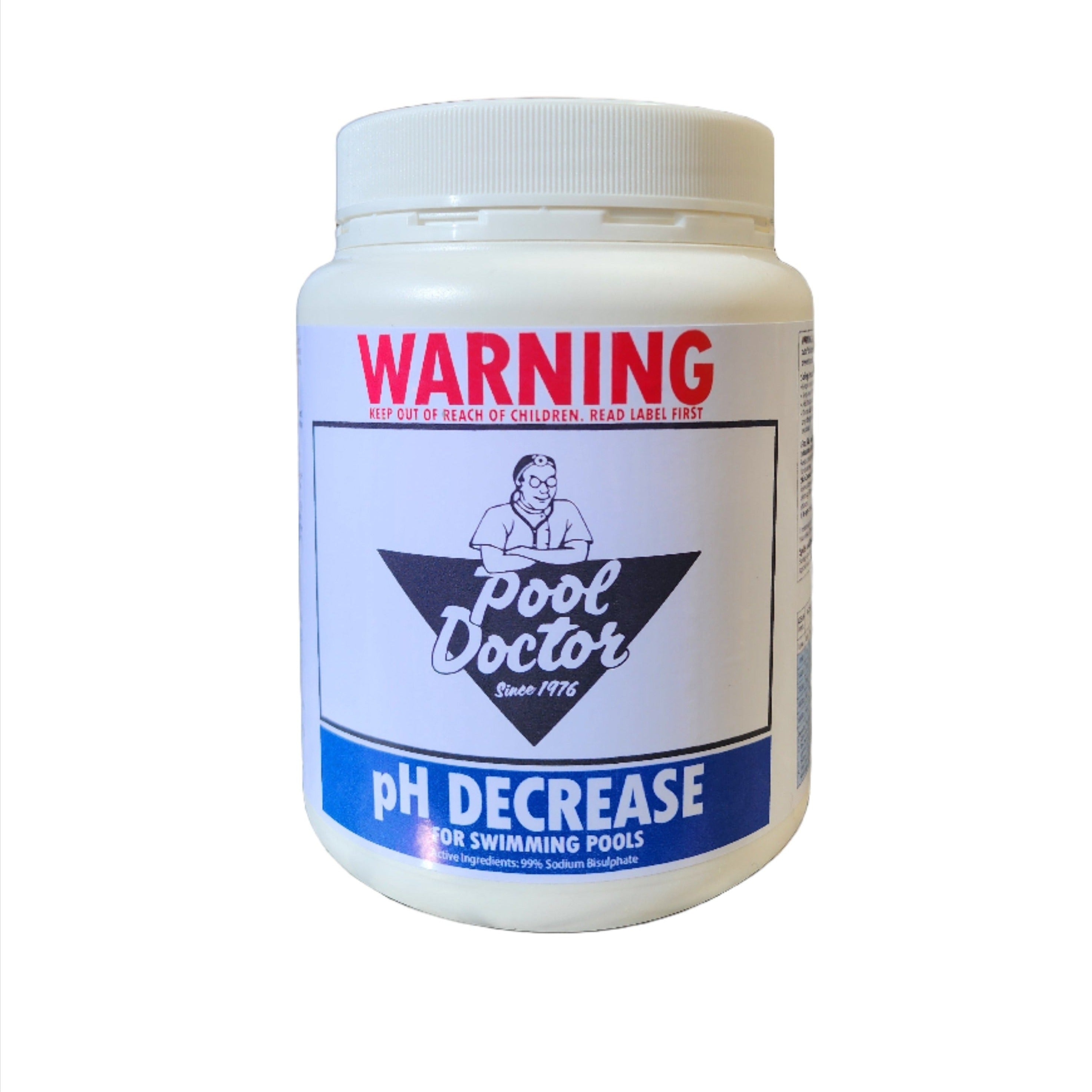 PH DECREASE SODIUM BISULPHATE 1 KG Pool Doctor Ph decrease sodium bisulphate 1 kg pool doctor