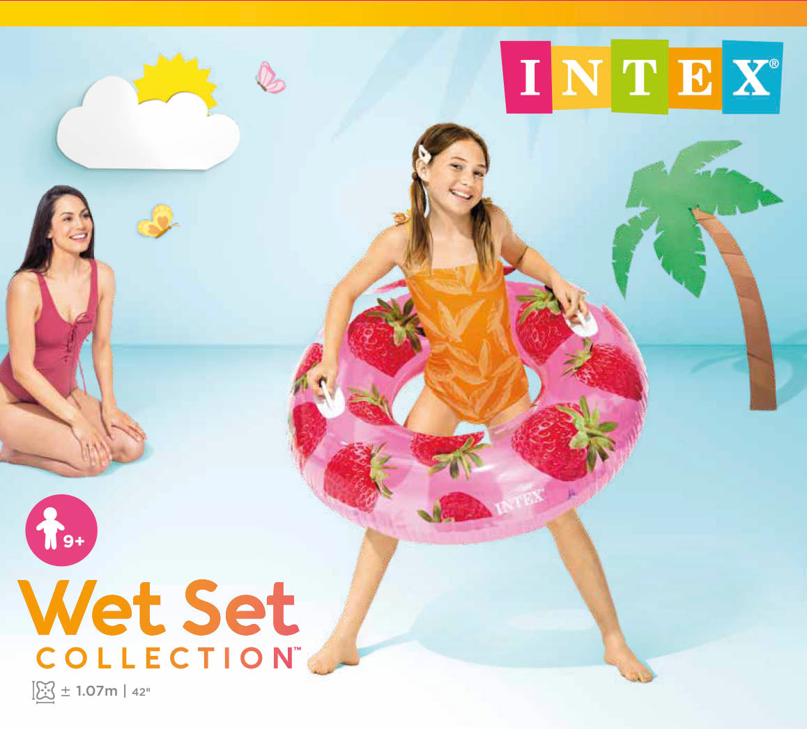 POOL TOY TROPICAL FRUIT TUBE