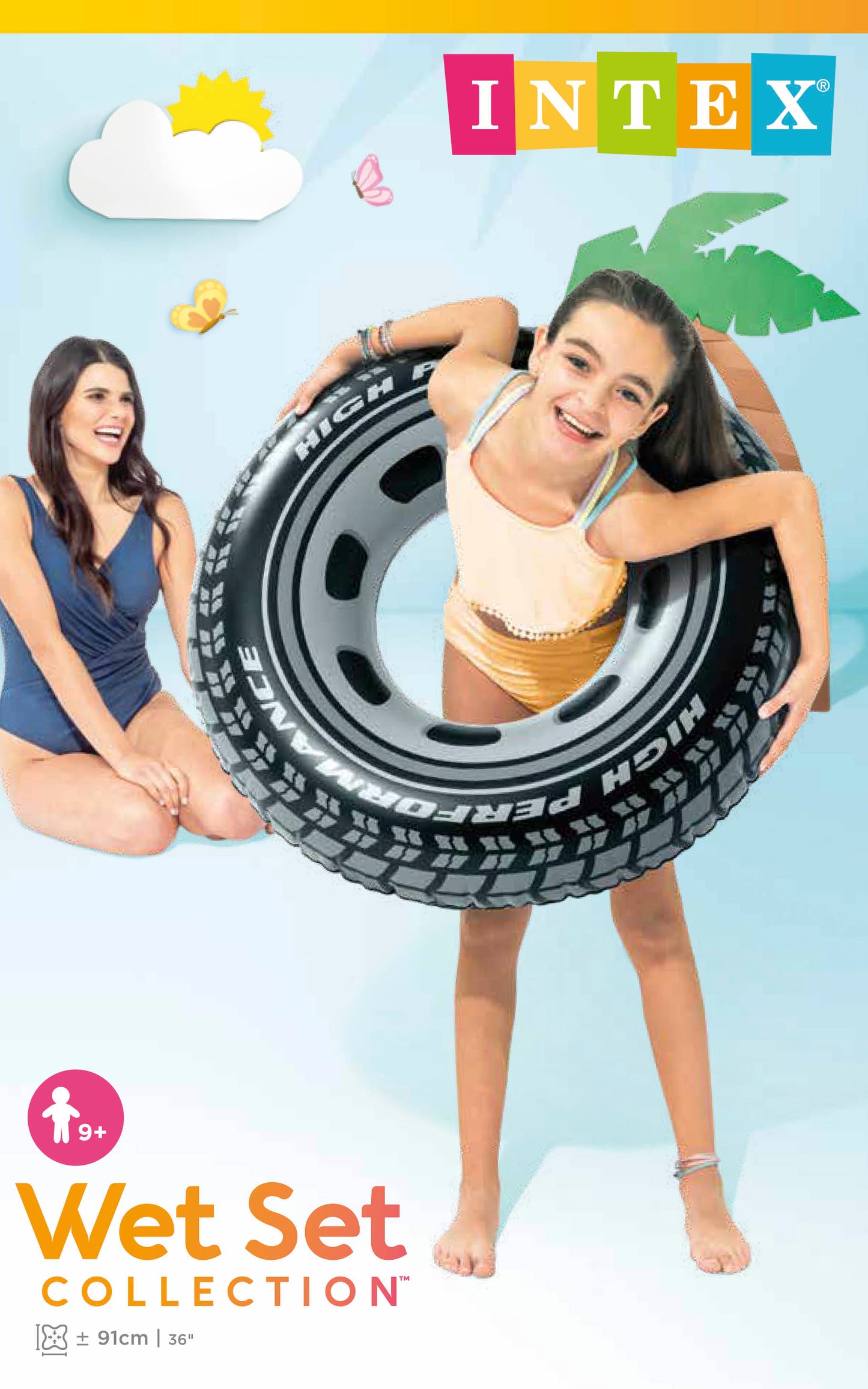 POOL TOY GIANT TYRE TUBE (AGE 9+)