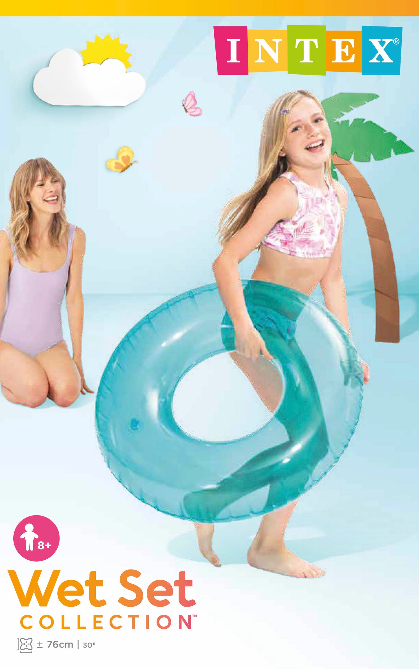POOL TOY TRANSPARENT TUBE (AGE 8+)