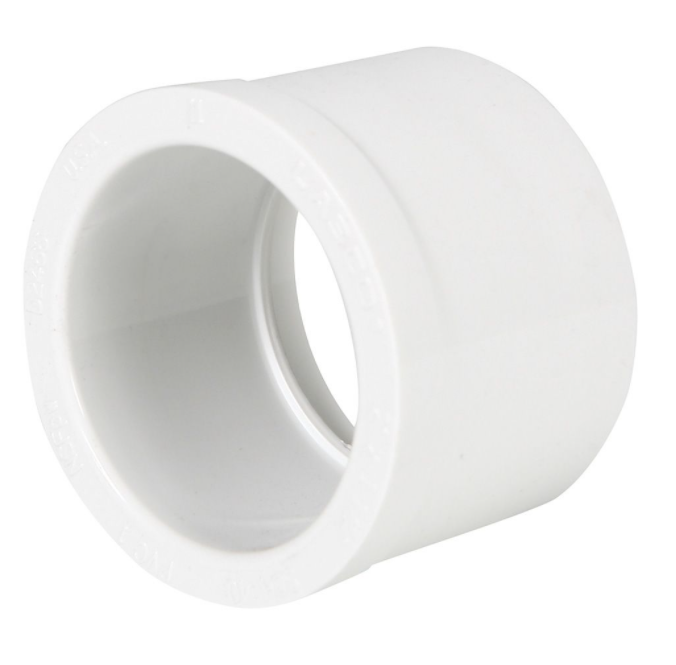 PVC REDUCING BUSH 65 - 50 MM