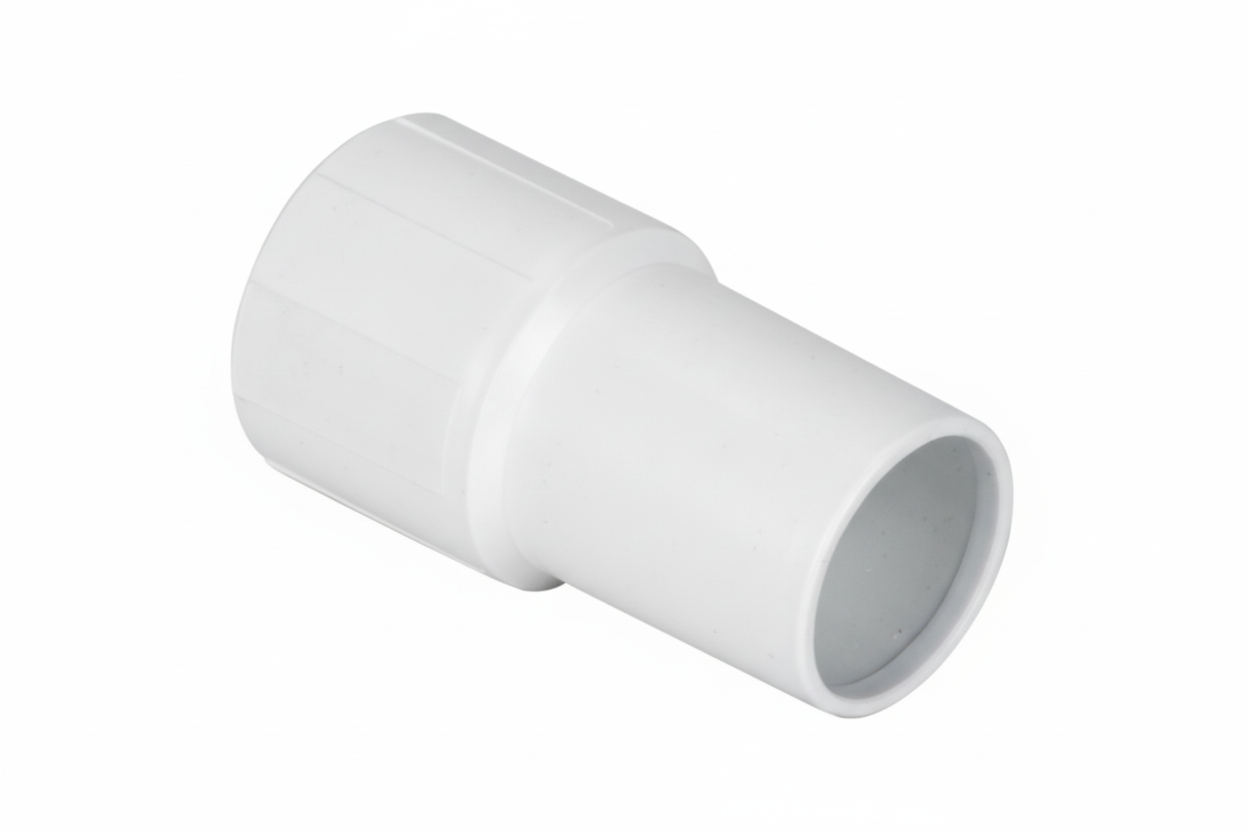 VACUUM HOSE CUFF 38mm PUSH ON WHITE