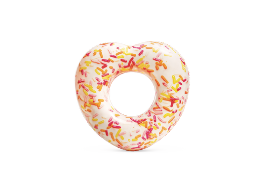 POOL TOY SPRINKLE DONUT HEART