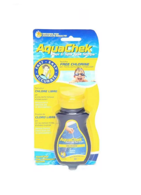 AQUACHEK CHLORINE 4 in 1 TESTSTRIPS -